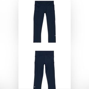Lululemon fast and free crop, Navy